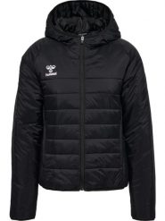 Damska kurtka z kapturem Hummel GO. Czarne kurtki damskie Hummel, xs, bez wzorów, z materiału, z kapturem. Za 347.55 zł.