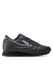 Fila Sneakersy Orbit Low Wmn 1010308.12V Czarny. Czarne obuwie sportowe damskie Fila, ze skóry, bez zapięcia. Za 199.99 zł.