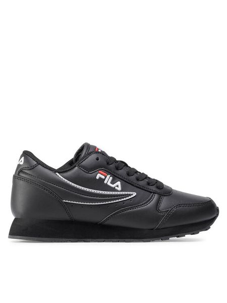 Fila Sneakersy Orbit Low Wmn 1010308.12V Czarny. Czarne obuwie sportowe damskie Fila, ze skóry, bez zapięcia. Za 149.99 zł.
