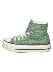 Converse Sneakersy "Chuck Taylor" w kolorze zielonym rozmiar: 37,5. Zielone obuwie sportowe damskie Converse, za kostkę, bez zapięcia. Za 268.55 zł.