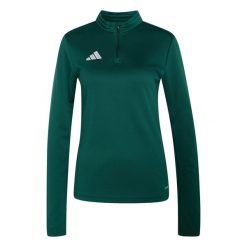 Bluza damska adidas Entrada 26 treningowa. Białe bluzy damskie Adidas, bez wzorów, z materiału, bez kaptura. Za 121.99 zł.