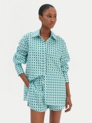 Seafolly Koszula Sorrento 55575-TO Zielony Oversize. Zielone koszule damskie Seafolly, xs, bez wzorów, z bawełny, bez kołnierzyka, bez ramiączek. Za 389.99 zł.