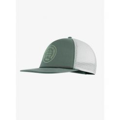 Czapka z daszkiem Rab Cirque Print Cap - sage/pewter. Zielone czapki z daszkiem damskie RAB, bez wzorów. Za 119.99 zł.