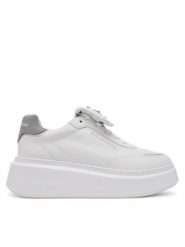 KARL LAGERFELD Sneakersy KL63519 Biały. Białe obuwie sportowe damskie KARL LAGERFELD, ze skóry, bez zapięcia. Za 519.99 zł.