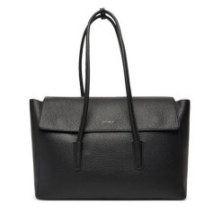 Torebka Coccinelle. Czarne shopper bag Coccinelle, bez wzorów, bez dodatków. Za 1,719.00 zł.