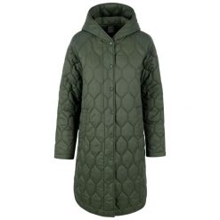 Kurtka Damska Phase Padded Jacket. Zielone kurtki damskie Trespass, xl, bez wzorów, z materiału, z kapturem. Za 208.99 zł.