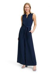 BETTY & CO Kombinezon w kolorze granatowym rozmiar: 42. Niebieskie kombinezony damskie Betty & Co, bez wzorów, z tkaniny, bez kołnierzyka, bez ramiączek. Za 233.95 zł.
