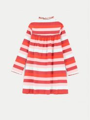 Coccodrillo Sukienka codzienna ZC4129101RGK Czerwony Relaxed Fit. Czerwone sukienki dziewczęce COCCODRILLO, bez wzorów, z bawełny, bez ramiączek, proste. Za 49.90 zł.