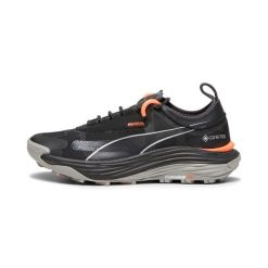 Damskie buty trailowe Puma Voyage Nitro 3 Gore-Tex. Czarne obuwie sportowe damskie Puma, z gore-texu, bez zapięcia, do biegania. Za 615.00 zł.