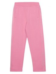 Guess Spodnie dresowe J5YQ12 KA6R4 Różowy Regular Fit. Czerwone spodnie dresowe dziewczęce Guess, z aplikacjami, z bawełny. Za 139.99 zł.