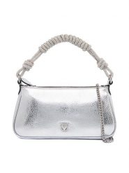 PINKO Torebka Half Moon Baguette Mini AI 25-26 PLTT 105915 A2WD Srebrny. Szare torebki wieczorowe damskie Pinko, bez wzorów, ze skóry, bez dodatków. Za 1,289.00 zł.