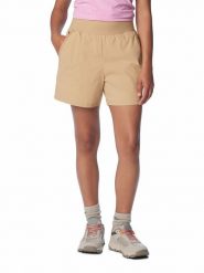 Columbia Szorty funkcyjne "Leslie Falls™" w kolorze beżowym rozmiar: XS. Brązowe spodenki sportowe damskie Columbia, xs, bez wzorów, z materiału, outdoorowe. Za 65.85 zł.