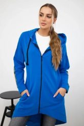 Bluza z suwakiem z tyłu jeans. Bluzy damskie KESI, l, bez wzorów, z bawełny, z kapturem. Za 198.65 zł.