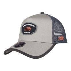 Czapka W-TRUCKER 1. Szare czapki z daszkiem damskie WINDSON, bez wzorów, z bawełny. Za 62.00 zł.