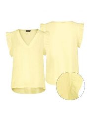 Eight2Nine Bluzka w kolorze żółtym rozmiar: S/M. Żółte bluzki damskie Eight2Nine, m, bez wzorów, bez kołnierzyka, bez ramiączek. Za 86.99 zł.