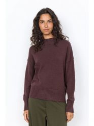 Soyaconcept Sweter "Kanita" w kolorze ciemnobrązowym rozmiar: XL. Brązowe swetry klasyczne damskie Soyaconcept, xl, bez kołnierzyka. Za 219.95 zł.