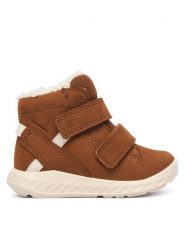 ECCO Śniegowce SP.1 Lite Infant 724241-02034 Brązowy. Brązowe buty zimowe chłopięce ECCO, ze skóry, bez zapięcia. Za 349.99 zł.