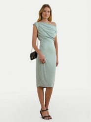 LAUREN RALPH LAUREN Sukienka koktajlowa 250964081001 Błękitny Slim Fit. Niebieskie sukienki damskie Lauren Ralph Lauren, bez wzorów, z syntetyku, wizytowe, bez ramiączek. Za 629.99 zł.