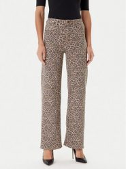Guess Jeansy W5YA1A WHFP2 Brązowy Wide Leg. Brązowe jeansy damskie Guess. Za 379.99 zł.