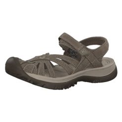Buty do biegania Teva niebieskie sportowe. Brązowe obuwie trekkingowe damskie Keen, z syntetyku, bez zapięcia. Za 425.55 zł.