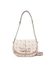 Guess Torebka Carrie Logo HWGP98 98200 Écru. Torebki klasyczne damskie Guess, ze skóry, bez dodatków. Za 589.99 zł.