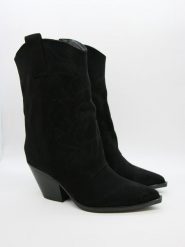 Bellucci Kowbojki w kolorze czarnym rozmiar: 37. Czarne kozaki damskie Bellucci, na zimę, bez obcasa, bez zapięcia. Za 165.99 zł.