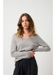 AUTHENTIC CASHMERE Kaszmirowy sweter "Bodmin" w kolorze szarym rozmiar: XXL. Szare swetry klasyczne damskie AUTHENTIC CASHMERE, na lato, xxl, z kaszmiru, bez kołnierzyka. Za 202.03 zł.