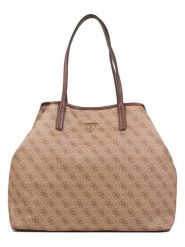 Guess Shopper bag w kolorze karmelowym - 40 x 34 x 20 cm rozmiar: onesize. Brązowe shopper bag Guess, z aplikacjami, z materiału, na ramię, bez dodatków. Za 545.19 zł.