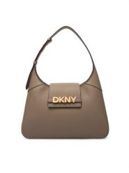 DKNY Torebka R523KL20 Beżowy. Brązowe torebki klasyczne damskie DKNY, ze skóry, bez dodatków. Za 1,049.00 zł.