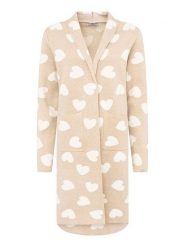 Zwillingsherz Kardigan w kolorze beżowym rozmiar: L/XL. Brązowe kardigany damskie Zwillingsherz, l, bez wzorów. Za 247.99 zł.