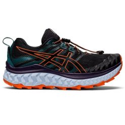 Buty do biegania damskie Asics Trabuco Max. Brązowe obuwie sportowe damskie Asics, z materiału, bez zapięcia, do biegania. Za 724.65 zł.