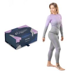 Bielizna termoaktywna damska zestaw Spokey Flora opakowanie prezentowe. Fioletowa komplety bielizny Spokey, bez wzorów. Za 154.99 zł.