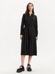 MAX&Co. Sukienka koszulowa Armilla 2416221032200 Czarny Regular Fit. Czarne sukienki damskie MAX&Co., bez wzorów, z wiskozy, bez ramiączek. Za 509.99 zł.