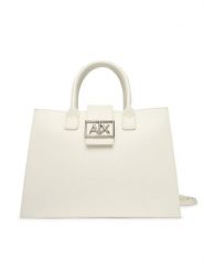 Armani Exchange Torebka XW000305 AF12039 U0011 Écru. Białe torebki klasyczne damskie Armani Exchange, ze skóry, bez dodatków. Za 759.99 zł.
