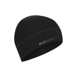 Czapka termiczna Bioracer. Czarne czapki damskie BIORACER, bez wzorów, z materiału. Za 229.50 zł.
