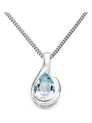 Revoni Złoty naszyjnik z zawieszką - dł. 45 cm rozmiar: onesize. Szare naszyjniki damskie Revoni, z topazem, złote. Za 1,130.99 zł.