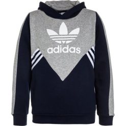 Adidas Originals HOODIE Bluza z kapturem collegiate navy/medium grey heather/white. Niebieskie bluzy chłopięce Adidas Originals, z bawełny. Za 249.00 zł.