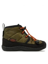 Keen Śniegowce Howser II Waterproof Chukka 1029433 Khaki. Brązowe buty zimowe chłopięce Keen, z materiału, bez zapięcia. Za 299.99 zł.