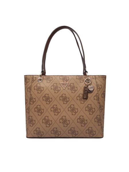 Guess Torebka Noelle II HWSO96 72250 Brązowy. Brązowe shopper bag Guess, ze skóry, bez dodatków. Za 679.99 zł.