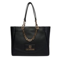 Torebka LOVE MOSCHINO. Czarne shopper bag Love Moschino, bez wzorów, bez dodatków. Za 1,399.00 zł.