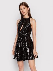 Pinko Sukienka koktajlowa Uvetta 20222 PSPG 1N13J1 7569 Czarny Flare Fit. Czarne sukienki damskie Pinko, bez wzorów, z syntetyku, wizytowe, bez ramiączek. Za 2,699.00 zł.