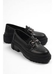 Trendyol Mokasyny w kolorze czarnym rozmiar: 39. Czarne mokasyny damskie Trendyol, bez obcasa. Za 109.26 zł.