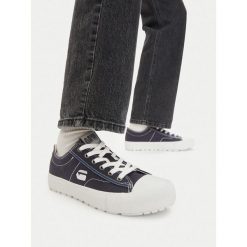 Trampki G-Star. Niebieskie trampki damskie G-Star, bez wzorów, bez zapięcia. Za 179.99 zł.