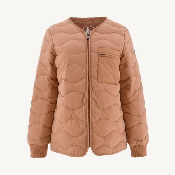 Kurtka JOTT ALEXIA Nago. Brązowe kurtki damskie jott, bez wzorów, z tkaniny, bez kaptura. Za 531.99 zł.