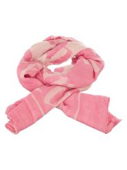 Juicy Couture Szal w kolorze jasnoróżowym - 140 x 140 cm rozmiar: onesize. Różowe szaliki damskie Juicy Couture, bez wzorów, z materiału. Za 130.99 zł.