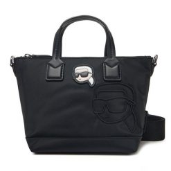 Torebka KARL LAGERFELD. Czarne torebki klasyczne damskie KARL LAGERFELD, bez dodatków. Za 489.99 zł.