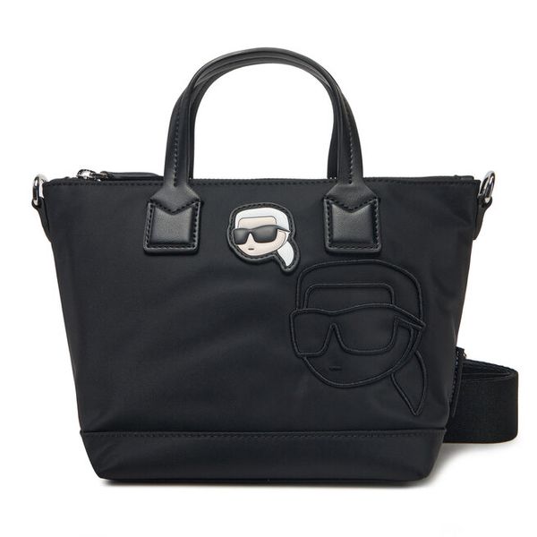 Torebka KARL LAGERFELD. Czarne torebki klasyczne damskie KARL LAGERFELD, bez dodatków. Za 489.99 zł.