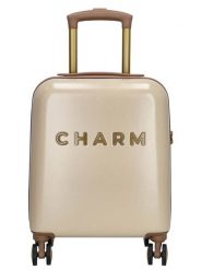 Charm Walizka "Capetown" w kolorze beżowym - 34 x 45 x 20 cm rozmiar: onesize. Brązowe walizki Charm, bez wzorów, z materiału. Za 195.99 zł.