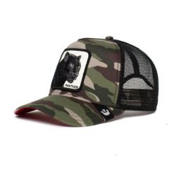 Czapka z daszkiem Goorin Bros Animal Farm The Panther Camo Trucker 101-0381-CAM. Czarne czapki z daszkiem damskie Goorin Bros, bez wzorów. Za 169.00 zł.