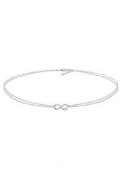 Elli Damski Choker Infinity nieskończoność Trend ze srebra próby 925 Sterling Silver Naszyjniki 1 ct. Szare naszyjniki damskie Elli, srebrne. Za 241.39 zł.